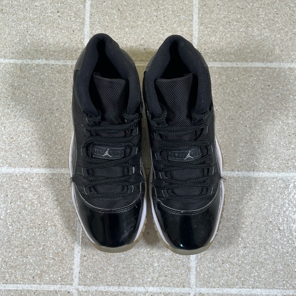 Jordan Air Jordan 11 Retro Shoes Youth Size 6Y Black Basketball 378038-011 - Picture 3 of 10